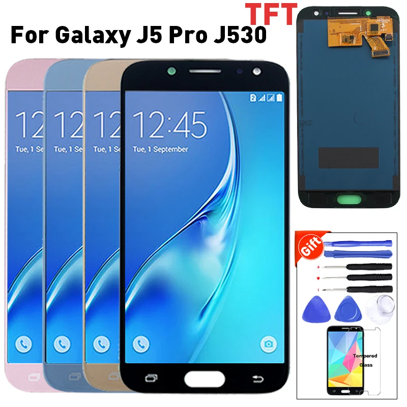 Новый ЖК дисплей TFT для SAMSUNG GALAXY j5 2017 J530 LCD J530F SM J5 Pro сенсорный экран дигитайзер в