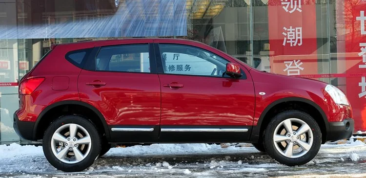 Для Nissan Qashqai окно Украшенные Молдинги хром Рамка 304 Нержавеющая сталь 2008 2009 2010 2011 2012 2013 CA033