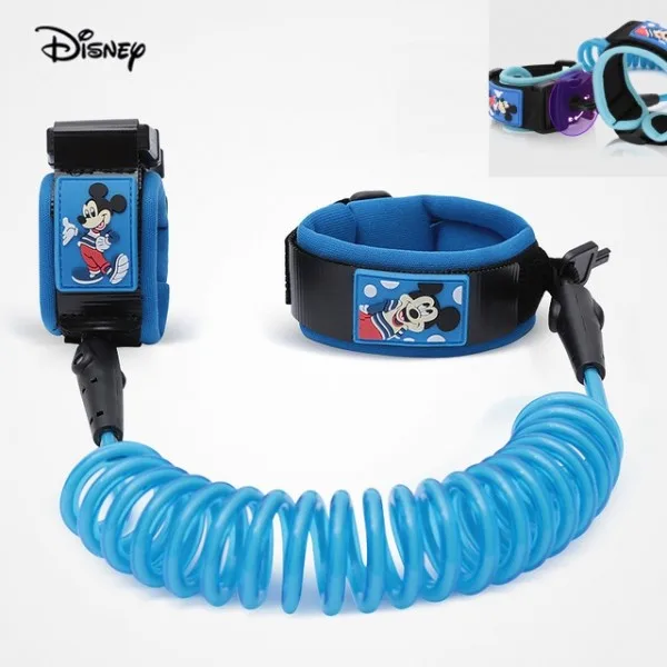 Disney Мумия сумка для женщин Многофункциональный подгузник ребенок USB бутылка изоляция мешок для беременных большой емкости пеленки рюкзак розовый - Цвет: anti-lost rope 1.8m