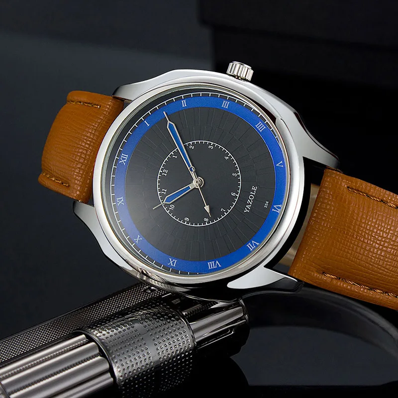 Reloj hombre 2020 мужские часы Лидирующий бренд роскошные Yazole Модные кварцевые деловые