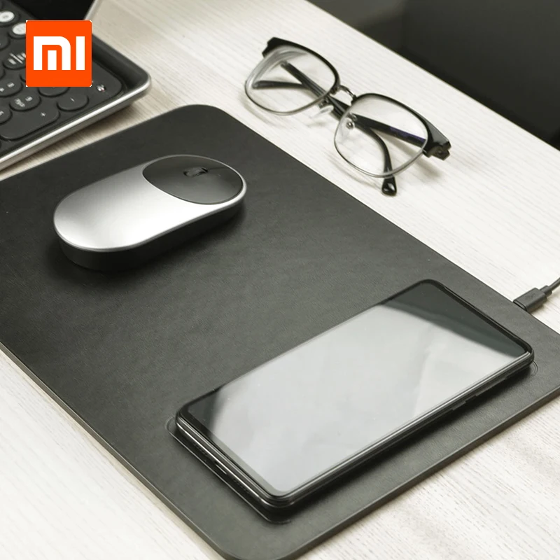Xiaomi MIIIW QI беспроводной зарядный коврик для мыши PC материал беспроводной зарядный коврик для iPhone samsung Xiaomi huawei быстрое зарядное устройство