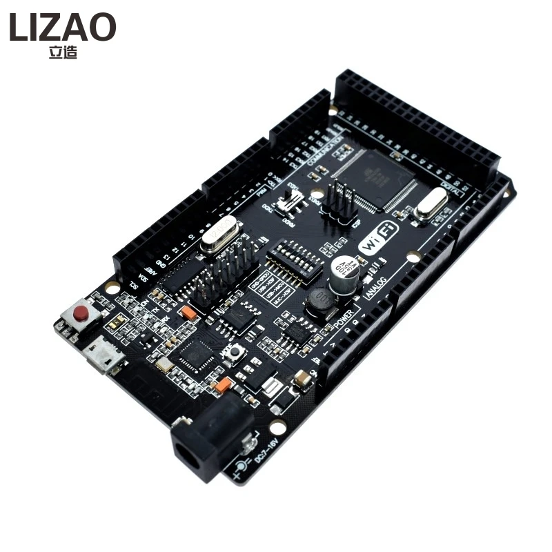 WAVGAT Mega2560 + WiFi R3 ATmega2560 ESP8266 32 Мб памяти флуоресцентная CH340G. Совместимость с Arduino Mega