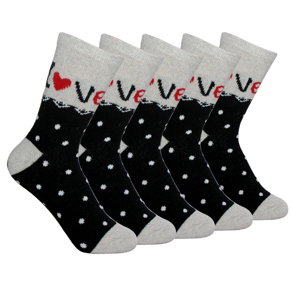 Модные новые женские носки из кроличьей шерсти Весна Осень зима толстые теплые