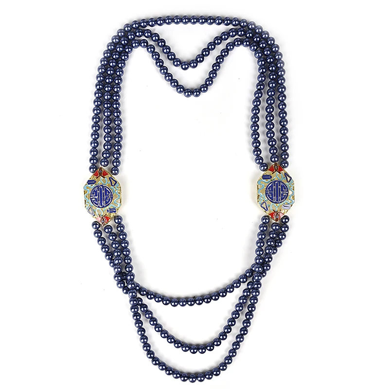 Ожерелье из жемчуга 3 ряда | Украшения и аксессуары