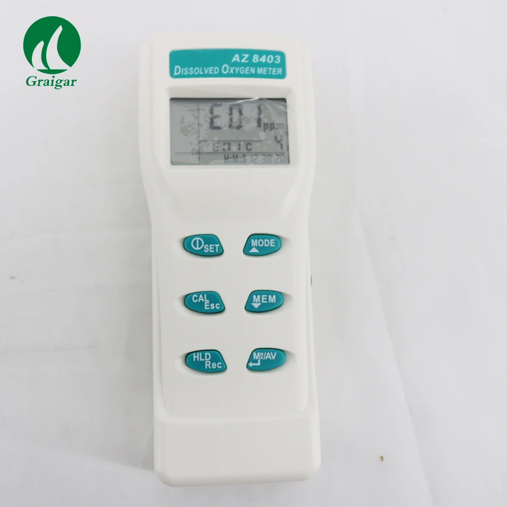 

Портативный анализатор кислорода AZ8403, анализатор растворенного кислорода, тестер качества воды с функцией хранения данных