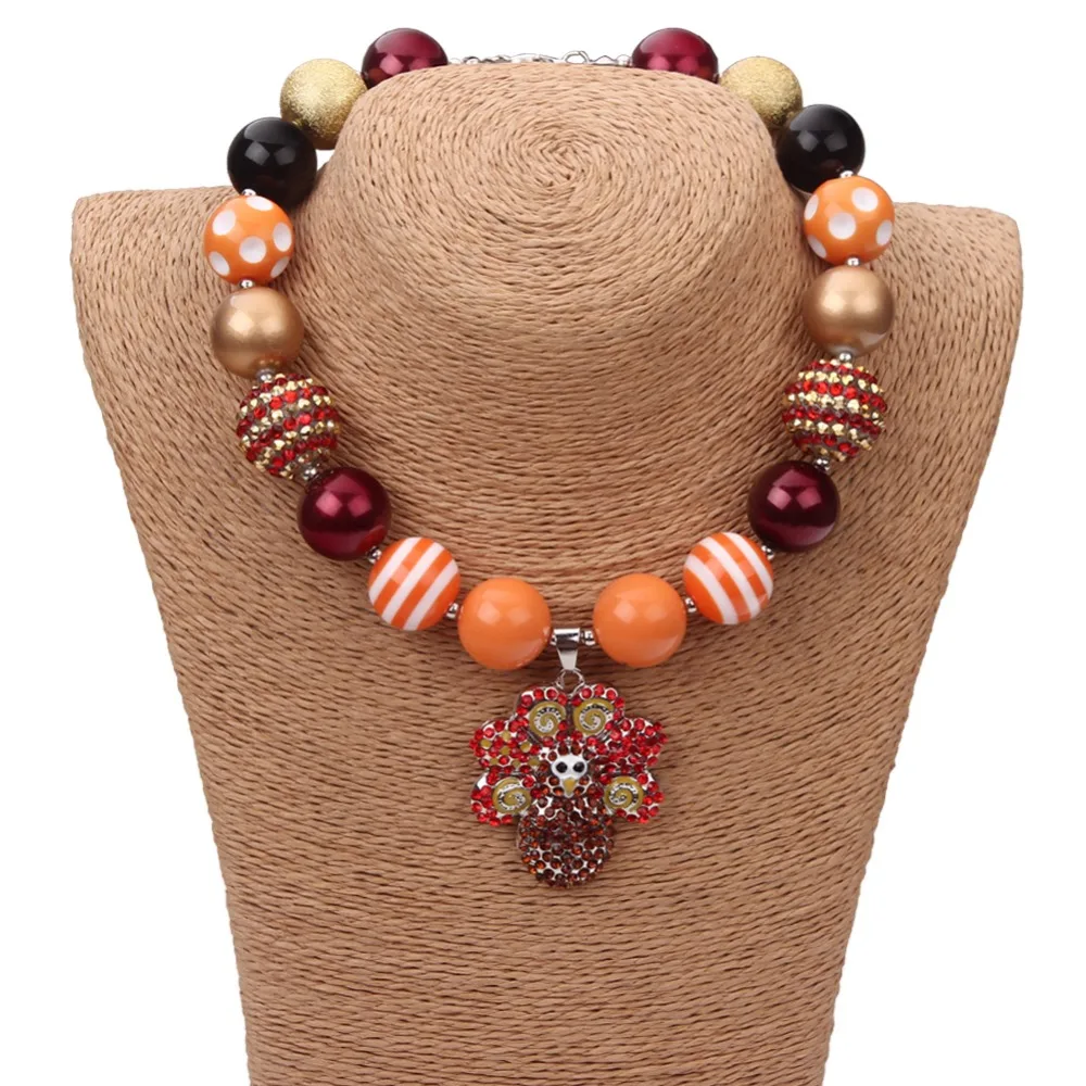 Турецкая подвеска массивное ожерелье 2 шт. цвет черный оранжевый винтажное