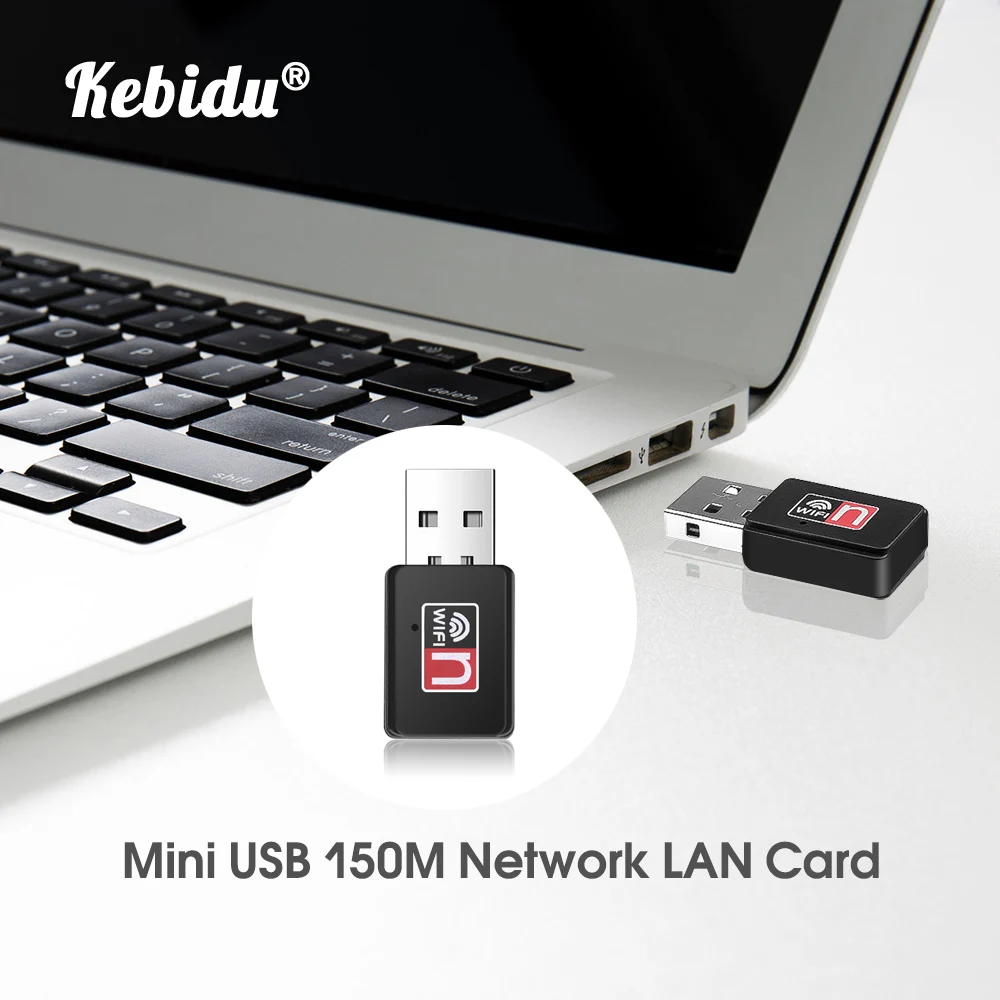 Kebidu USB 150 Мбит/с WiFi беспроводной адаптер приемник внешняя сетевая карта Wifi ключ