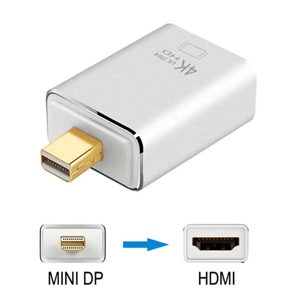 Mini Displayport DP to HDMI4K адаптер конвертер папа к женскому 1080P разъем Thunderbolt для ПК Macbook Pro
