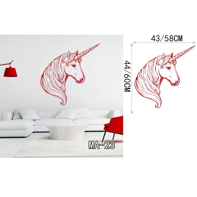 MA23 Пользовательские DIY персонализированные имя прыжки Horse стены Стикеры для верховой езды животных виниловые Настенная картина в детскую наклейки Home Decor для детской комнаты - Цвет: MA23