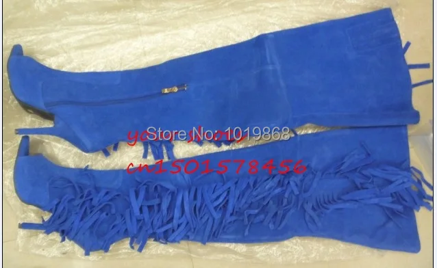 Последним скидка бренд женщин бахромой сапоги на высоком каблуке кисточкой