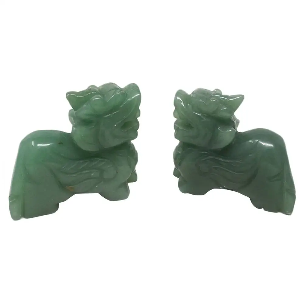 Пара Pi Yao для Фортуны натуральные нефритовые фигурки фэн шуй домашний декор | Дом