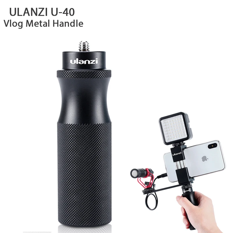 Видеорегистратор ULANZI 1/4 дюйма с ручкой из алюминия для iPhone GoPro Hero 7/6/5 Sony RX0 II