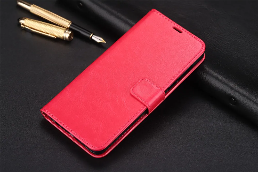 Розово-красный Чехол-книжка для Xiaomi mi x 3 из искусственной кожи, мягкий силиконовый чехол-подставка из ТПУ для Xiaomi mi x3, Стильный чехол-книжка для телефона - Цвет: Розово-красный