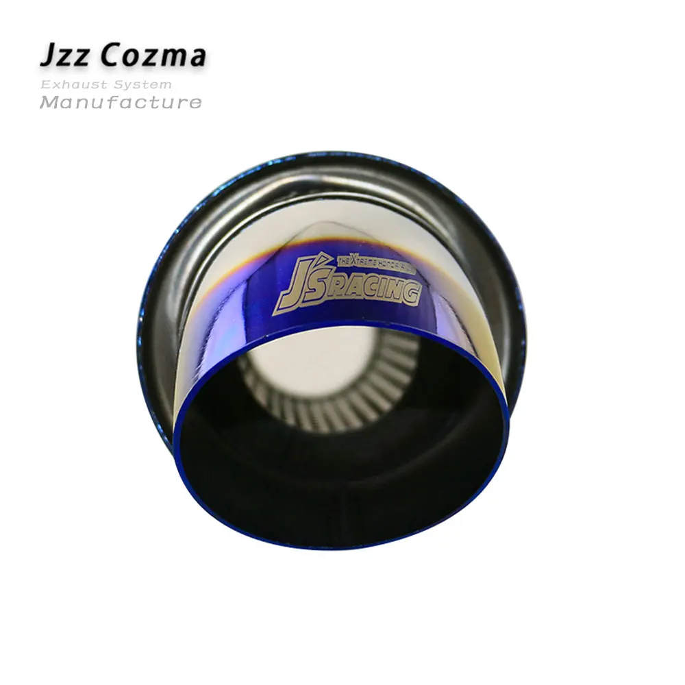 Высококачественный прямой выхлоп JZZ 2 дюйма для автомобиля глушитель JS Racing Jasma 3