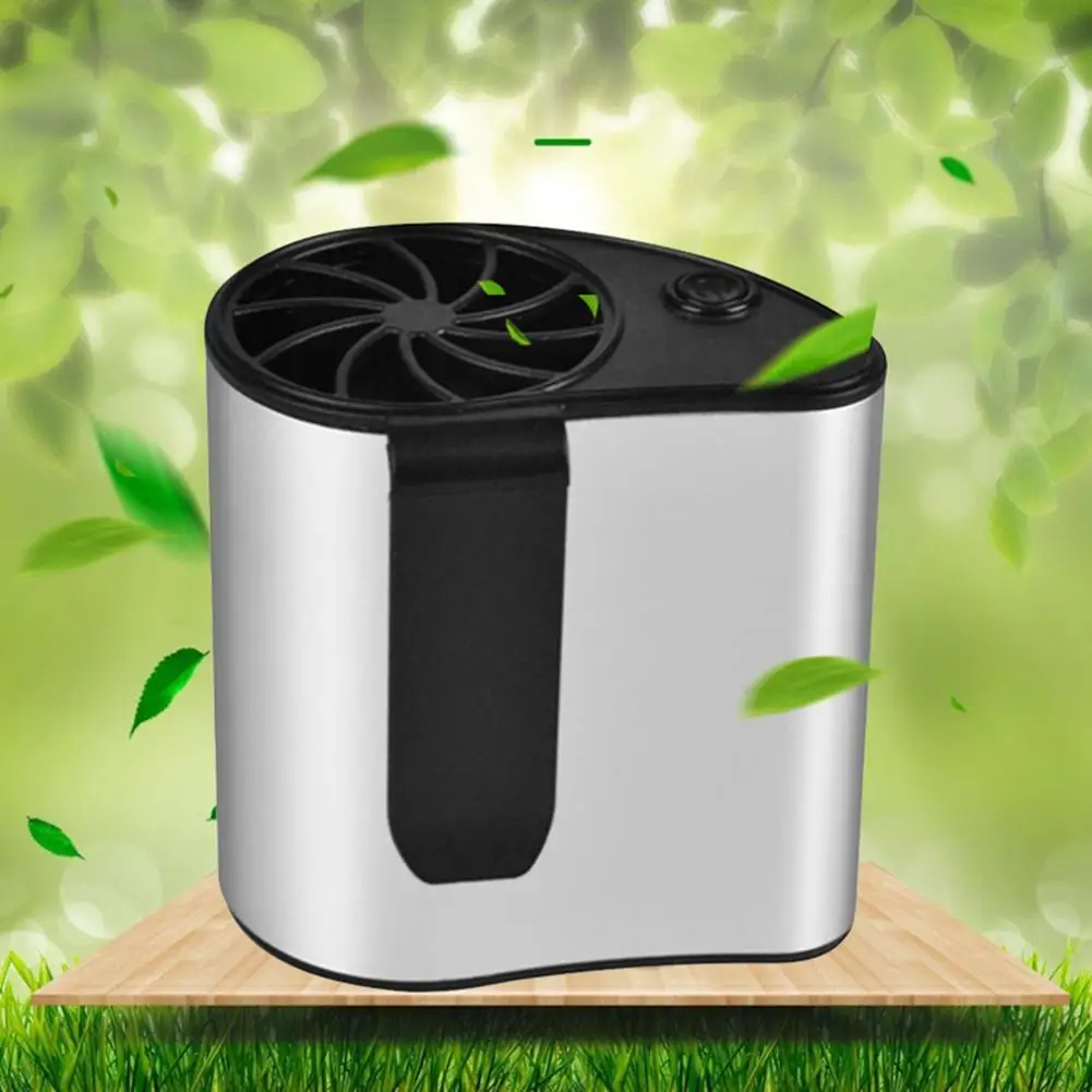 

Outdoor Wearable Portable USB Rechargeable Waist Fan Mini Clip Air Conditioner Mini 3 Speed Mobile Air Conditioning Small Fan