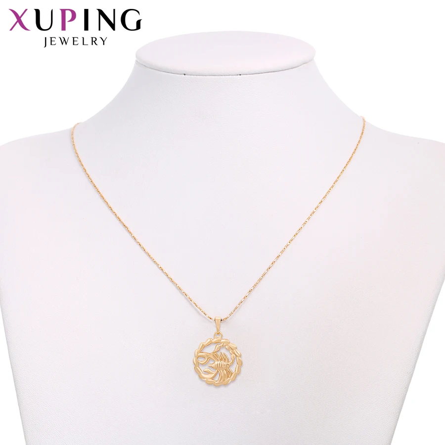 Xuping 12 созвездий Дизайн Позолоченный Кулон Наборы для мужчин или женщин ювелирные изделия рождественские подарки S118S-34633