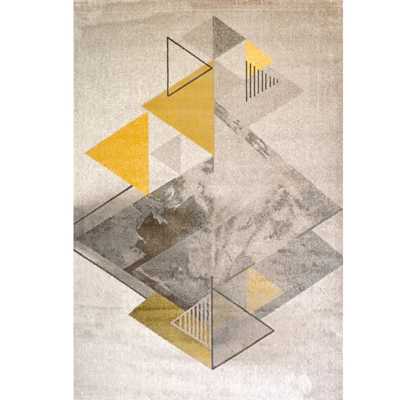

Modern Geometric Carpet Living Room Thick Bedroom Carpet Sofa Coffee Table Floor Rug Study Room Mat Home Decoration Area Rugs