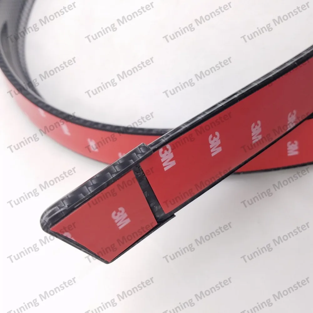 Тюнинг Monster Universal New Carbon Fiber 1 5 м длина Автомобильный задний спойлер на крышу