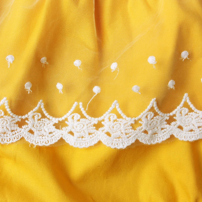 Высокое качество 2018 принцесса девочка белый кружевной тюль боди комбинезон