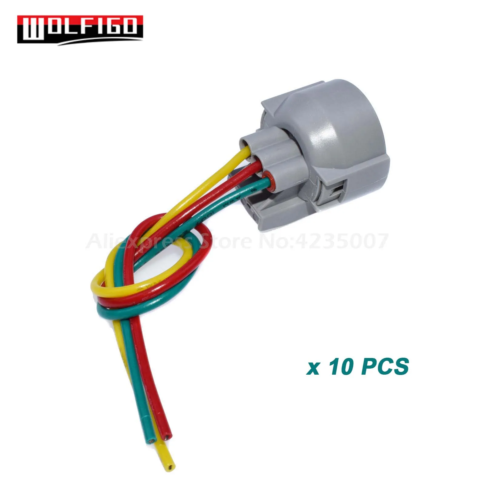 10 PCS WOLFIGO Датчик положения дроссельной заслонки TPS IAC IACV IAT отрезок провода разъем для Acura Integra TL Honda Prelude Civic CL - Color: 10 PCS