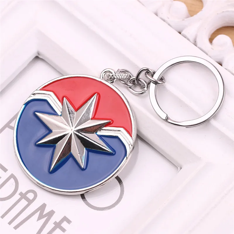 Капитан брелок со щитом супергероя медальон подвеска для ключей мужчин и женщин
