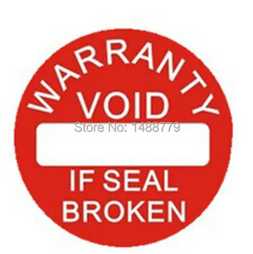 10000pcs/lot, diameter 10mm, warranty sticker, void label, packing label, warranty void if seal broken, free shipping