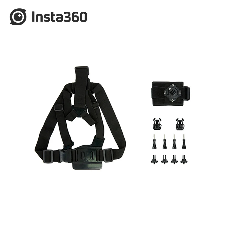 Insta360 Bungie Bundle ONE X And Bungee Jump Action Camera Accessorise наручный ремешок и нагрудный ремень |