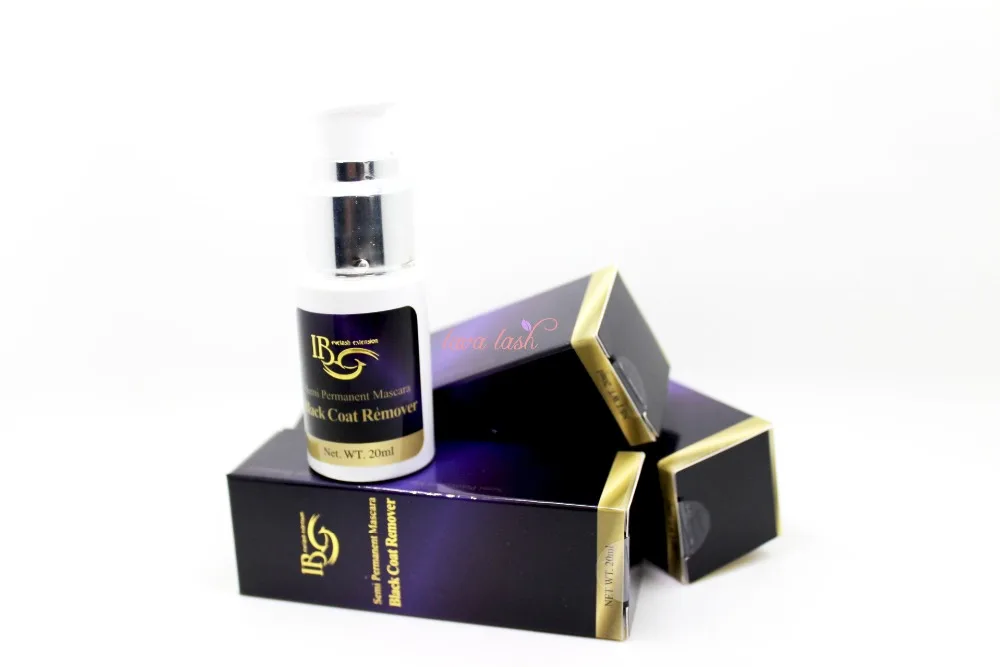 Корейский Профессиональный 2 бутылки/лот IB черный удаления пальто ibeauty Индивидуальные ресницы для наращивания 20 мл