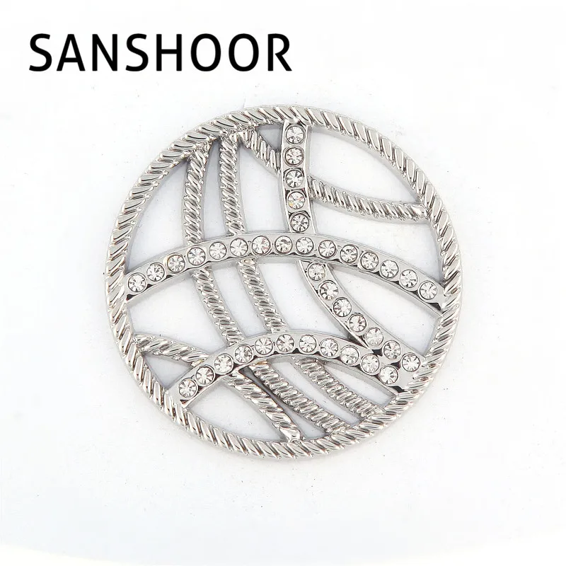 Sanshoor Jewelry 33 мм Большая Монета в Полоску для Моего Монето Держателя Рамки Кулон|frame