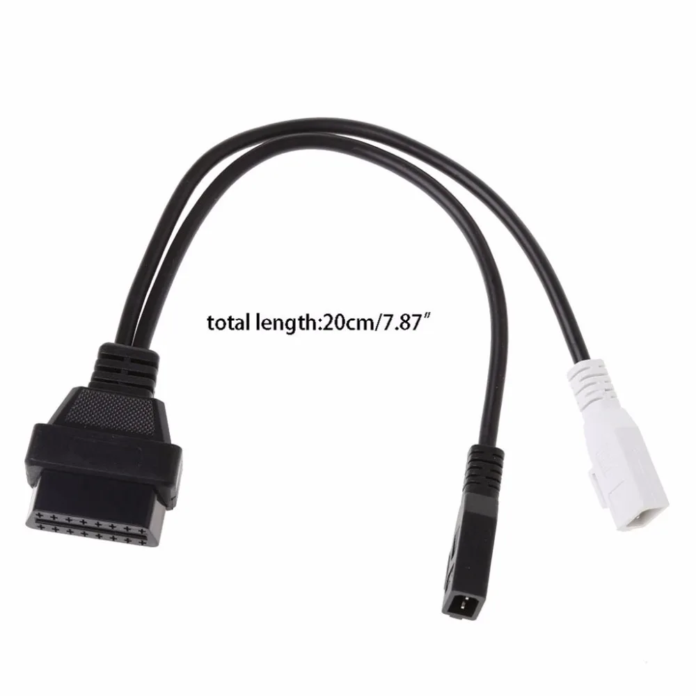 2X2 pin до 16 Pin Женский OBD2 Диагностический соединительный кабель с адаптером для VW Audi T Skoda Suit VAG KKL USB интерфейсный кабель
