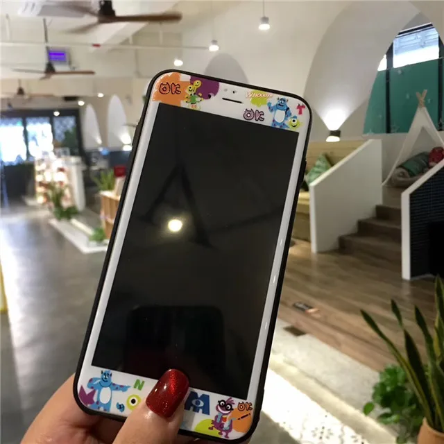 Розовая пантера цельный протектор экрана для iphone 6 6s 7 8 Plus закаленное стекло 3D 9H - Цвет: 56