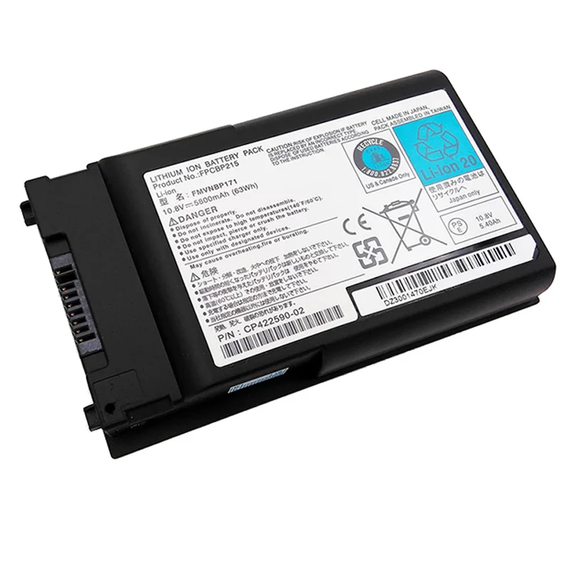 7XINbox 63Wh 10.8V Genuine FPCBP215 FPCBP200 FMVNBP179 FMVNBP171 Laptop Battery For Fujitsu LifeBook T1010 TH700 T730 T731 T900 |