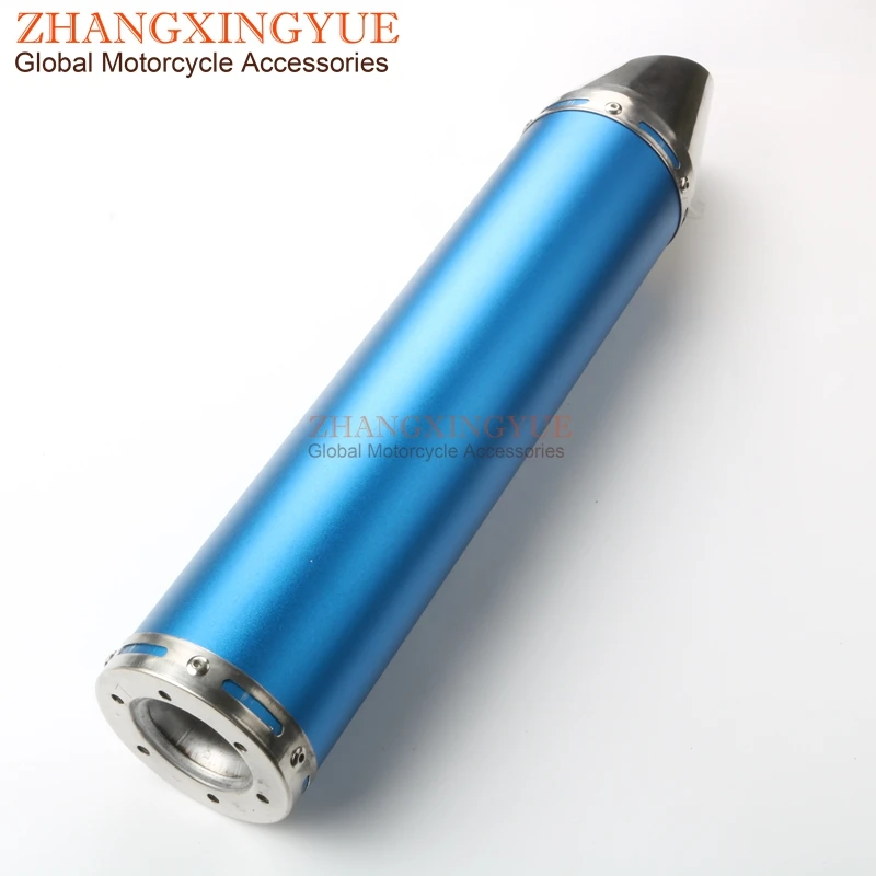 Скутер высокое качество выхлопной трубы для GY6 125cc 150cc 152QMI 157QMJ 4 штрихов 4 цвета на выбор