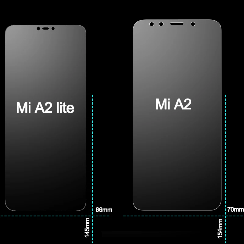 Закаленное стекло для Xiaomi Mi A2 Lite, защита экрана 2.5D 9 H, Защитное стекло для телефона, Защитное стекло для Xiaomi Mi A2 Lite
