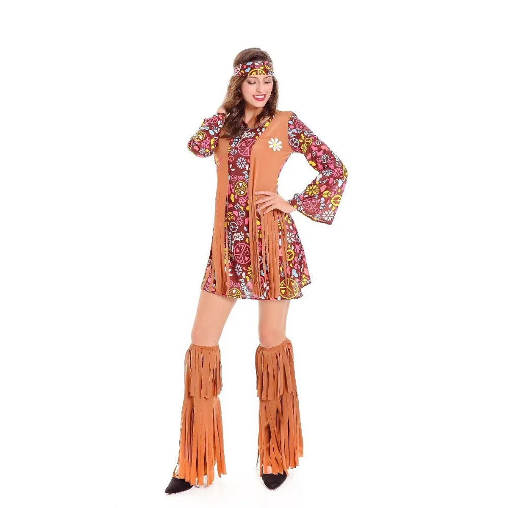 Halloween Costumes For Women Gothic Brown Indian Tribe Princess Costume Anime Cosplay Masquerade Theme Party Performance | Тематическая