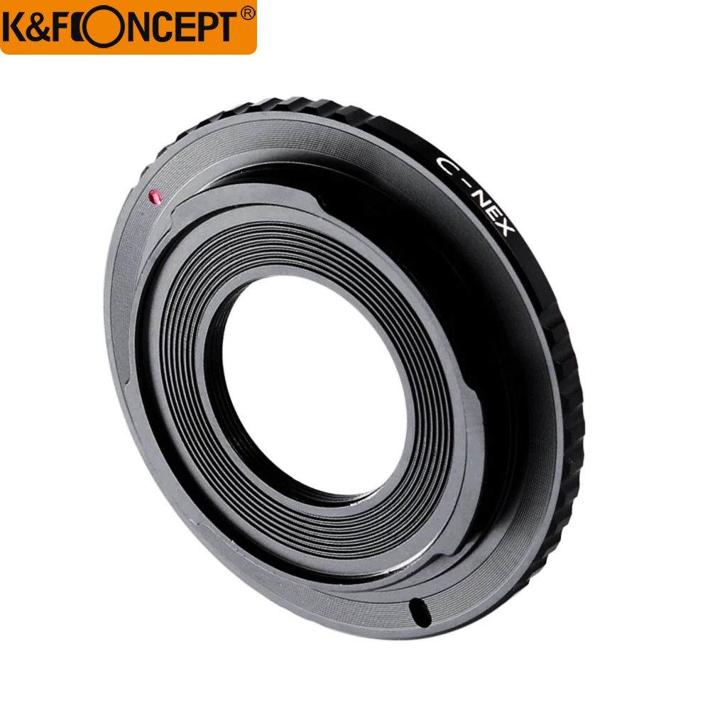 K&F Concept адаптер объектива C Крепление Объектива к Sony NEX3 NEX5 NEX7 NEX 5C 5N VG10 Адаптер|lens