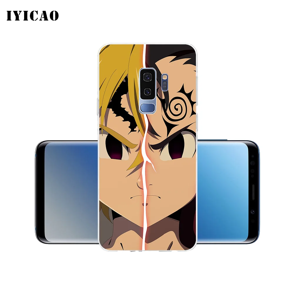 IYICAO Meliodas Seven Deadly Sins Мягкий силиконовый чехол для телефона Samsung Galaxy S10e S10 S9 S8 Plus S7 Edge