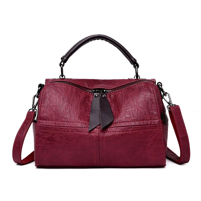 Сумка на плечо ELUNICO в европейском и американском стиле из искусственной кожи