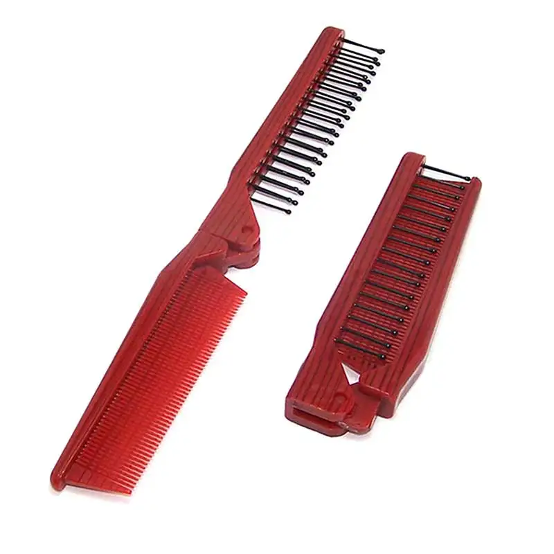 1 шт. расческа для бороды и усов|folding comb|folding pocket combfolding hair comb |
