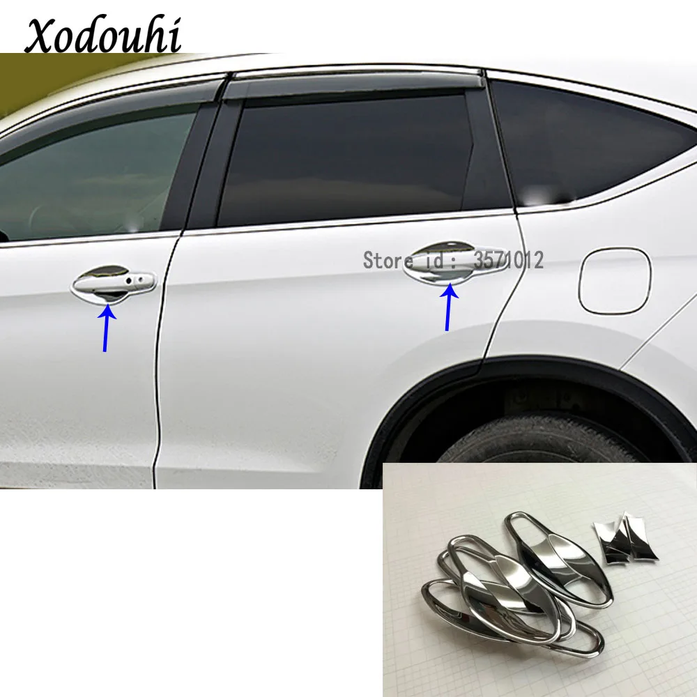 Для Honda CRV CR-V 2012 2013 2014 2015 2016 Обложка кузова автомобиля Обшивка ABS хром внешняя дверь