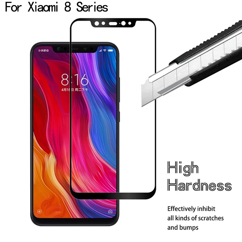 BUYFUN 9 H 2.5D Закаленное стекло для Xiaomi mi 8 Lite чехол стекла протектор экрана Xiao