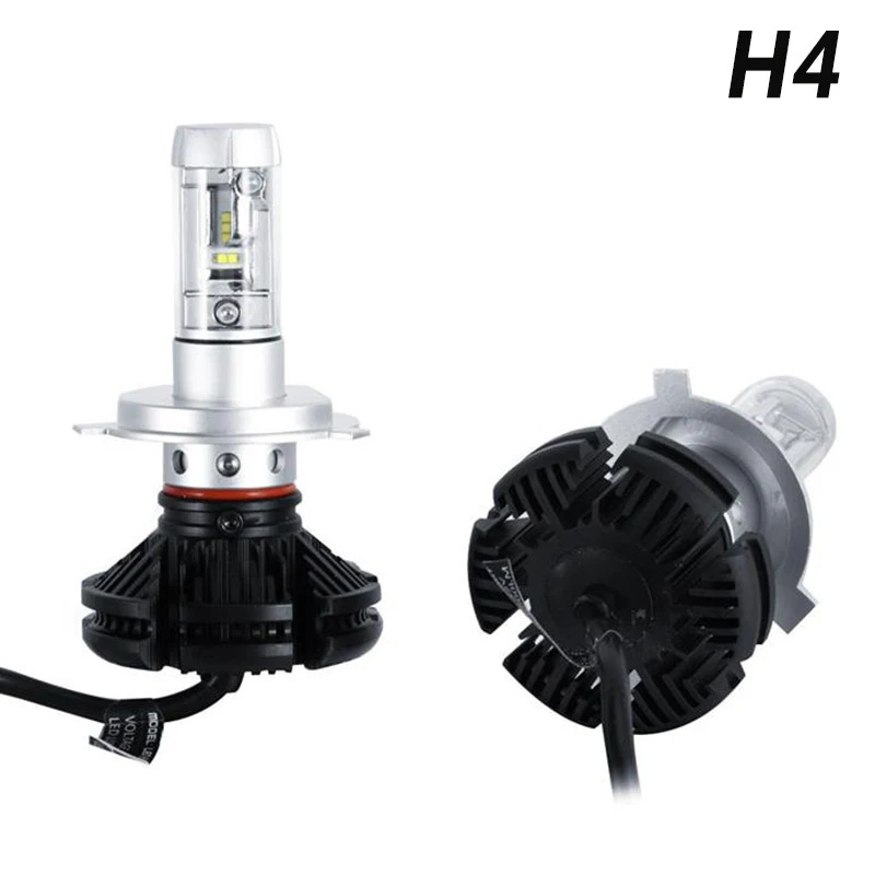 

1 Pair Car Super Bright 12000lm 4300k 6500K 8000K All in one X3 Car LED Del Faro Auto Lampadina H4 H7 H8 H11 H16 H1 H3 9005 9006