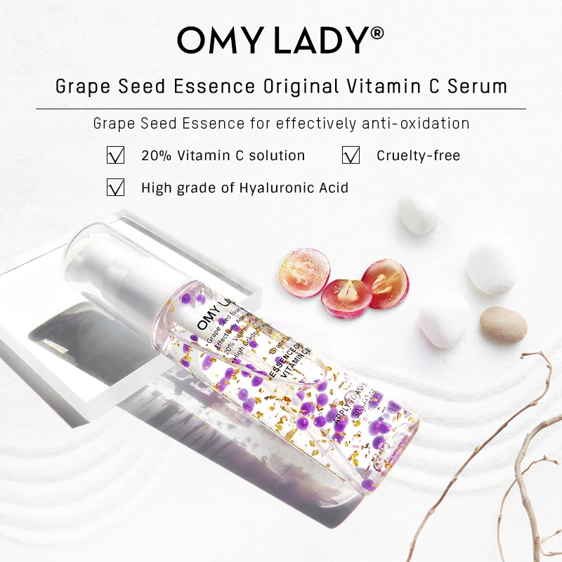 OMY LADY оригинальная Сыворотка для лица с витамином С жидкая эссенция задержка