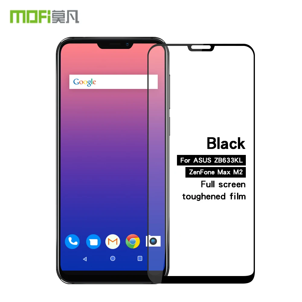 Для Asus ZenFone Max M2 ZB633KL стекло закаленное 6 26 дюймов MOFi пленка для полного покрытия