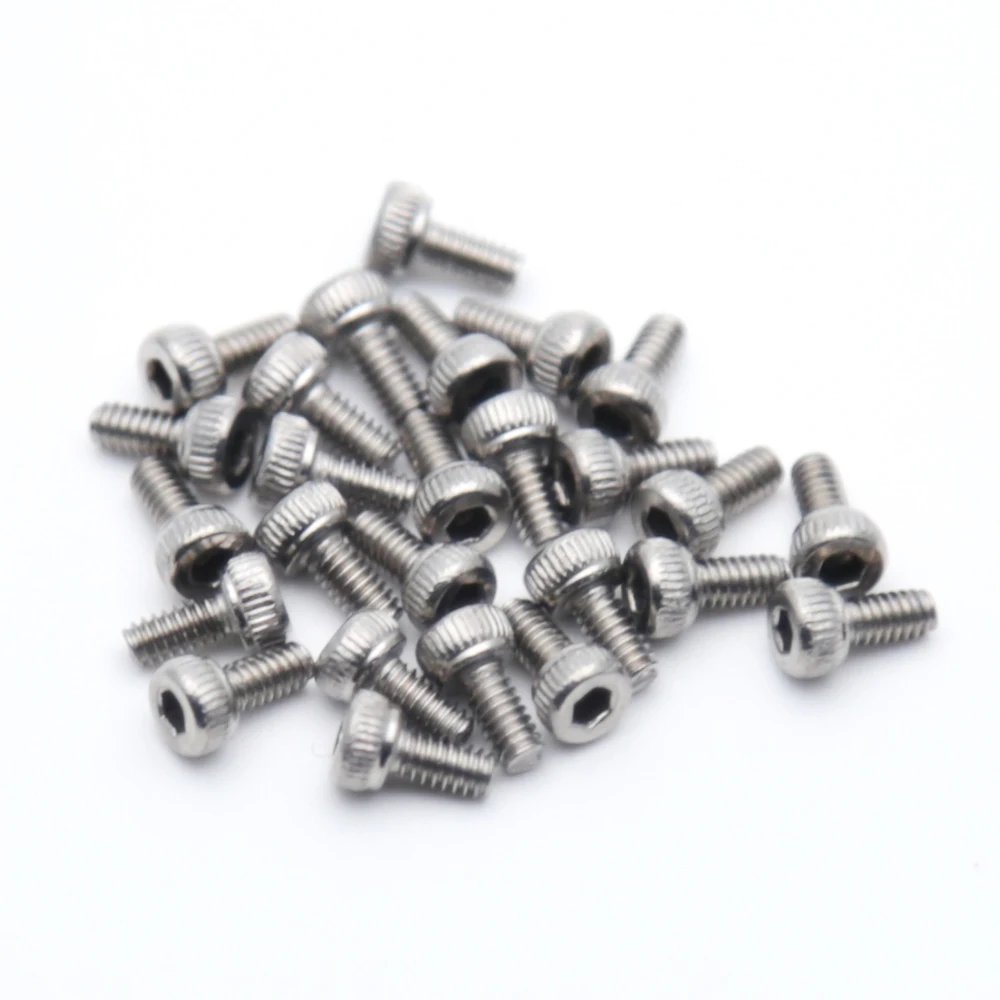 250 шт./компл. головка крышки M2(2 мм) болты из нержавеющей стали с шестигранными