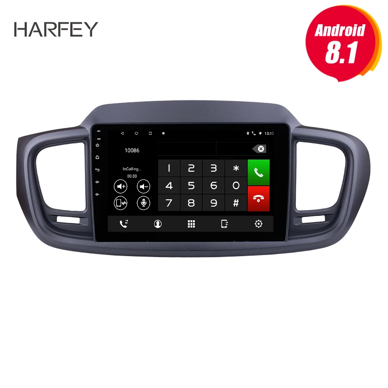 Автомобильный мультимедийный плеер Harfey стерео система на Android 10 1 с экраном 8