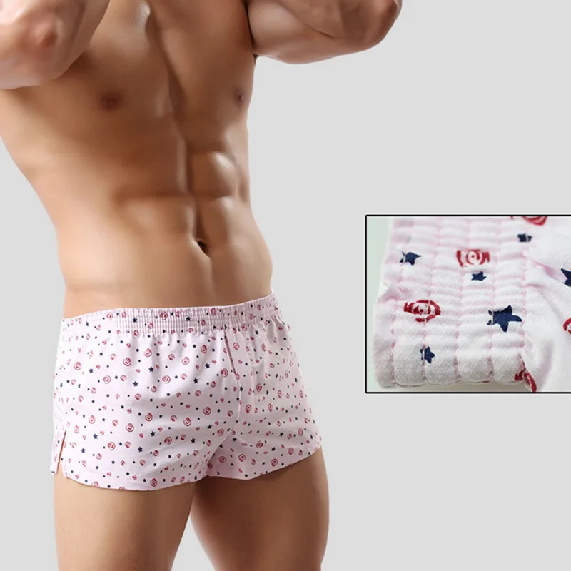Laamei, мужское нижнее белье, боксеры, шорты, трусы, слаксы, хлопок, мужские, Cueca, боксеры, шорты, нижнее белье, шорты с принтом, домашние трусы