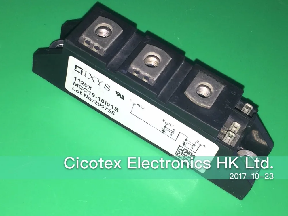 

MCC19-16IO1B MCC19-16I01B IGBT тиристорный модуль 1600V 2X40A