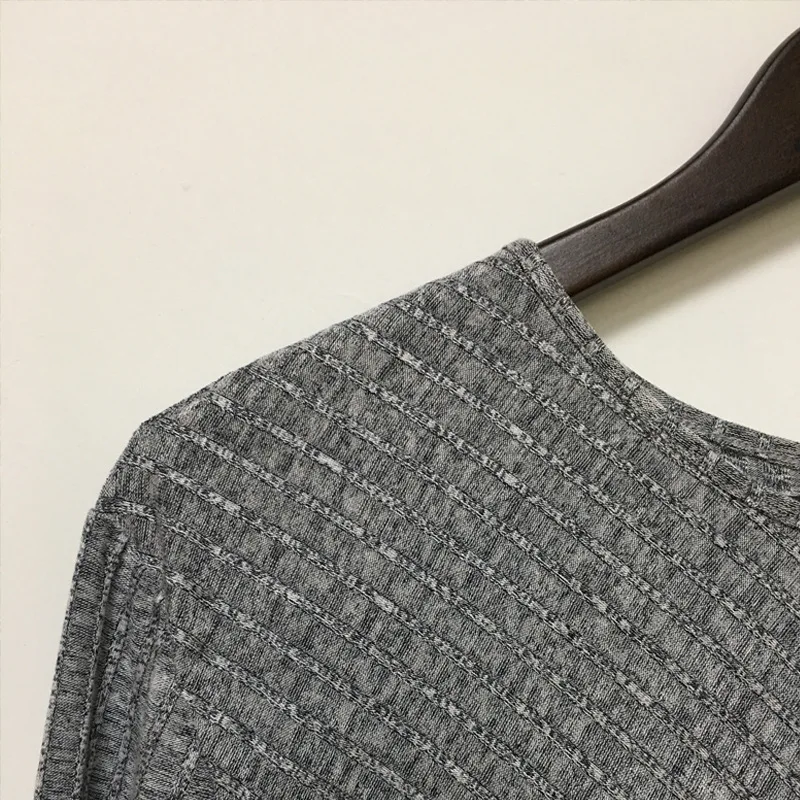 6 Цвета 2021 Весенняя Мужская футболка с длинным рукавом на каждый день в полоску