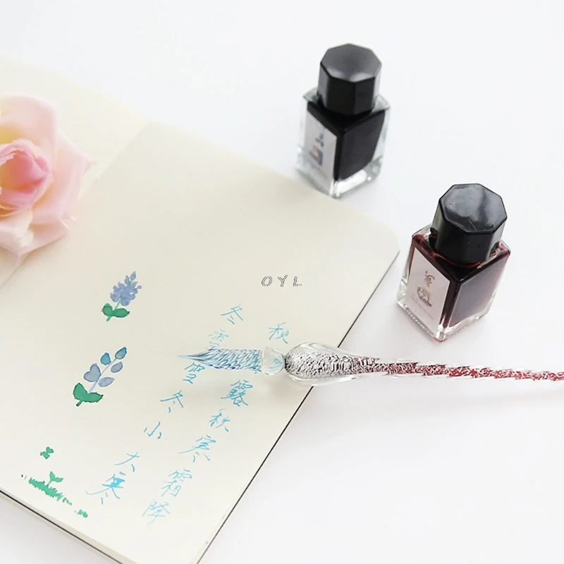 Цветная бутилированная перьевая ручка ed чернила знак зодиака перезаправка